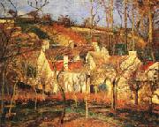 Red Roofs1 Village Corner Camille Pissarro